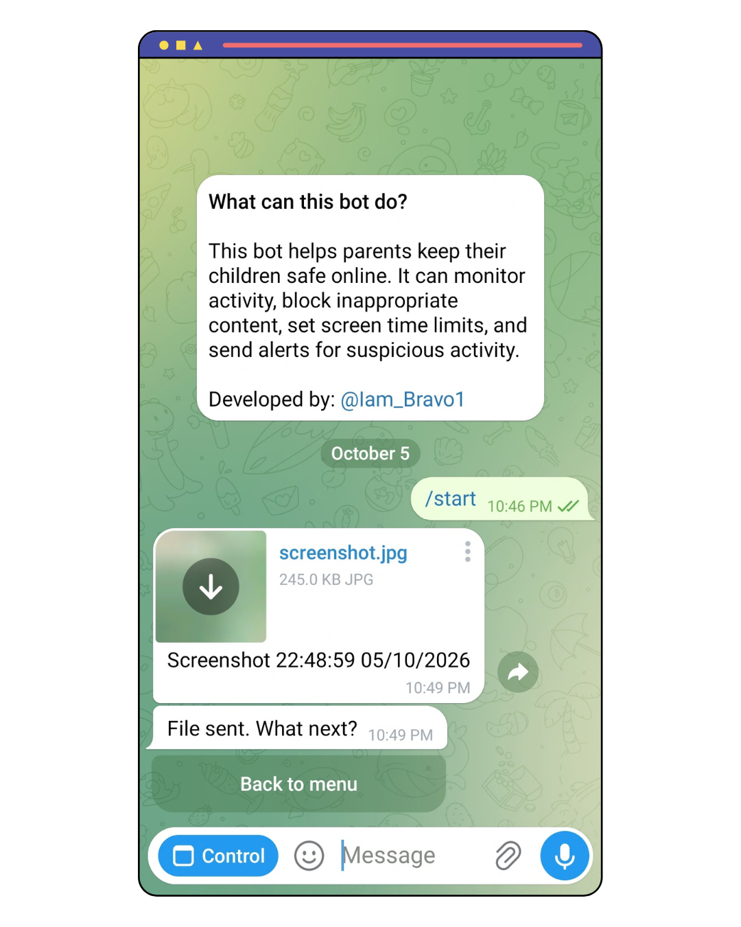 ParentControl screenshots interface